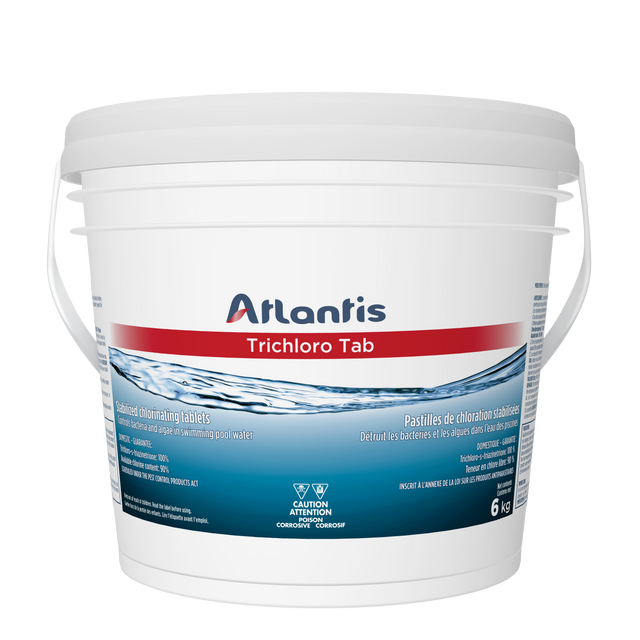 Atlantis TRICHLORO TAB 6 kg - Stabilized Chlorine 3'' Pucks (200g)