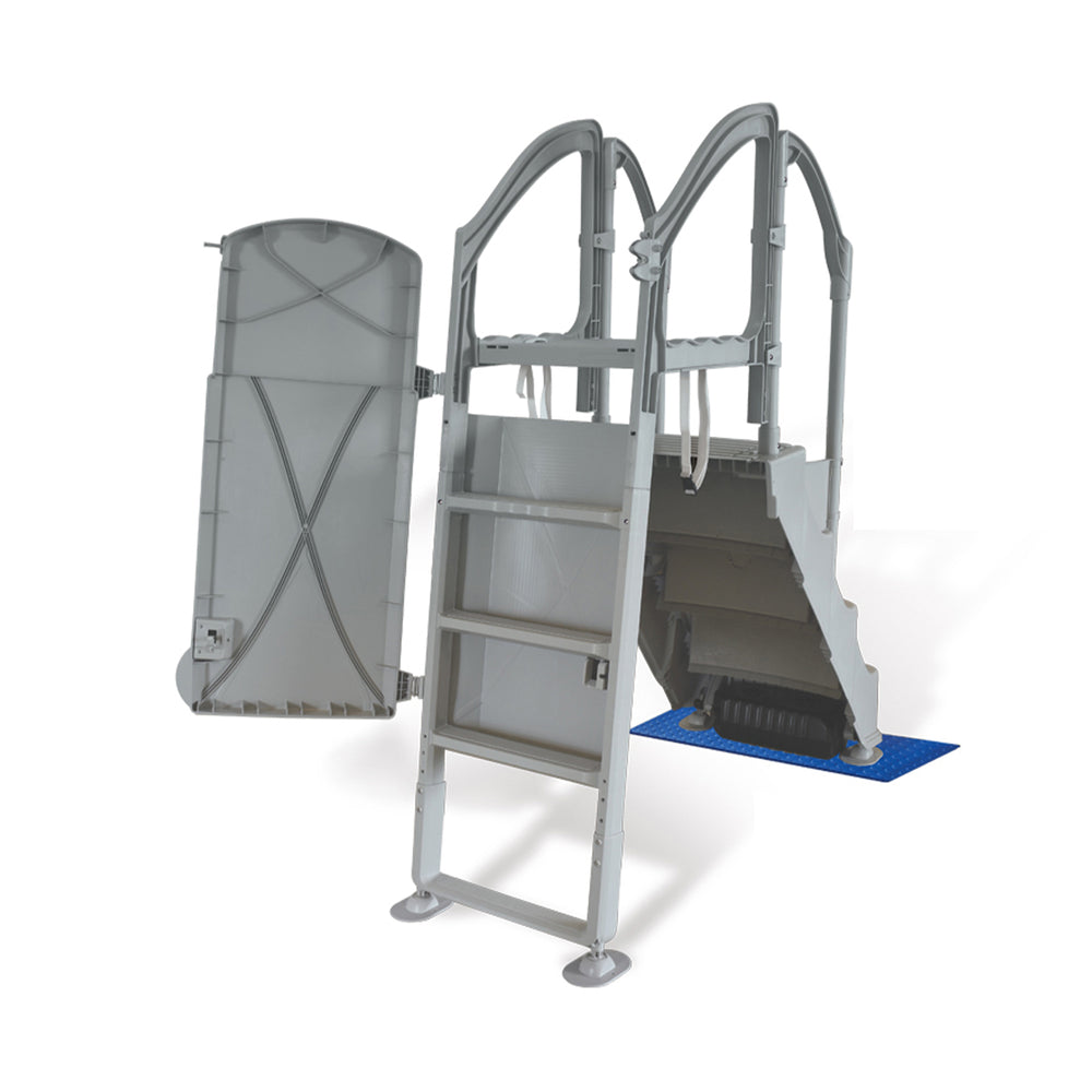 Olympic Set ACM-123 and ACM-124S - Ladder and Stair for Above Ground Pool