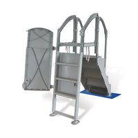 Olympic Set ACM-123 and ACM-124S - Ladder and Stair for Above Ground Pool