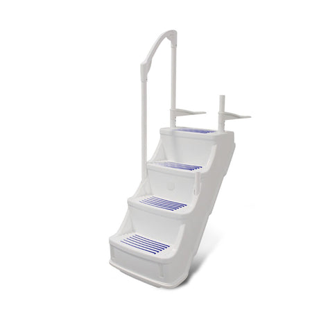 Olympic ACM-123 with 1 Rail - Adjustable Staircase for Above Ground Pool