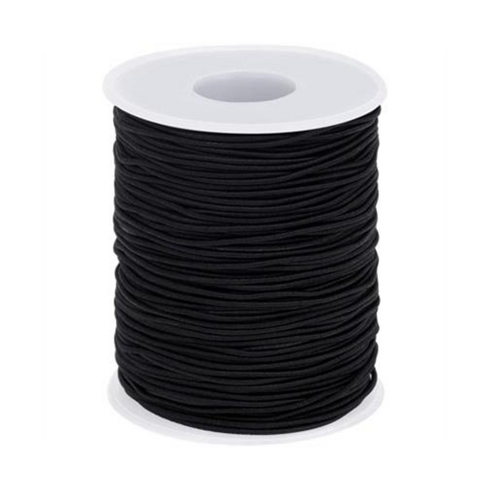 Black Elastic 1/4'' - 328' Roll - Attachment for Mesh Net