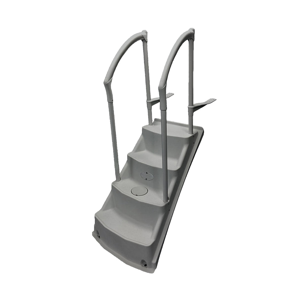Lumi-O LA ROYALE II with 2 Handrails - Staircase for Above Ground Pool