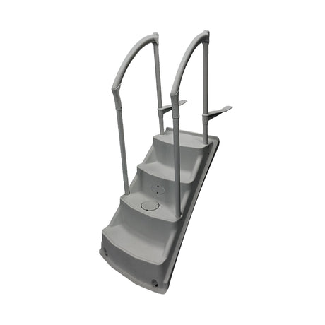 Lumi-O LA ROYALE II with 2 Handrails - Staircase for Above Ground Pool