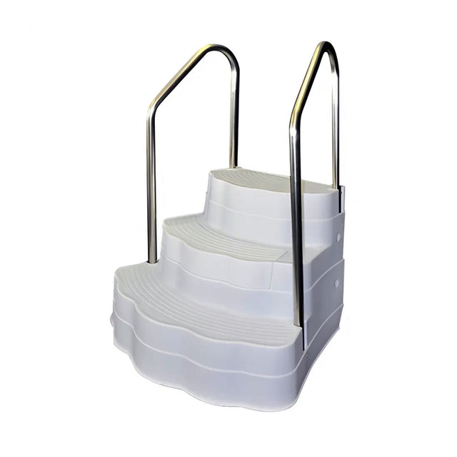 Lumi-O Oasis 53" avec 2 rampes en Stainless - Escalier pour Piscine Creusée