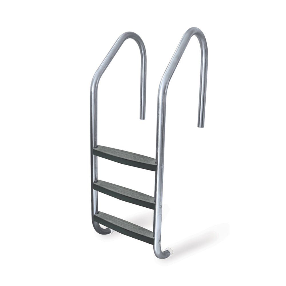 Olympic 95000G with gray plastic step - Ladder for Inground Pool