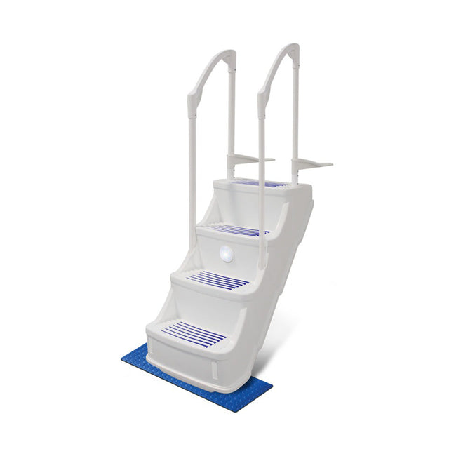 Olympic ACM-123 with 2 Ramps - Adjustable Staircase for Above Ground Pool
