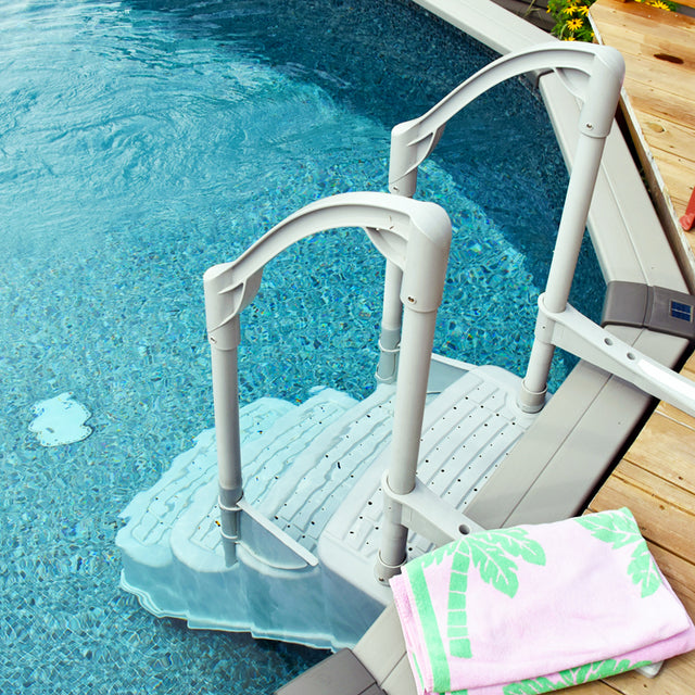 Olympic ACM-123 with 2 Ramps - Adjustable Staircase for Above Ground Pool