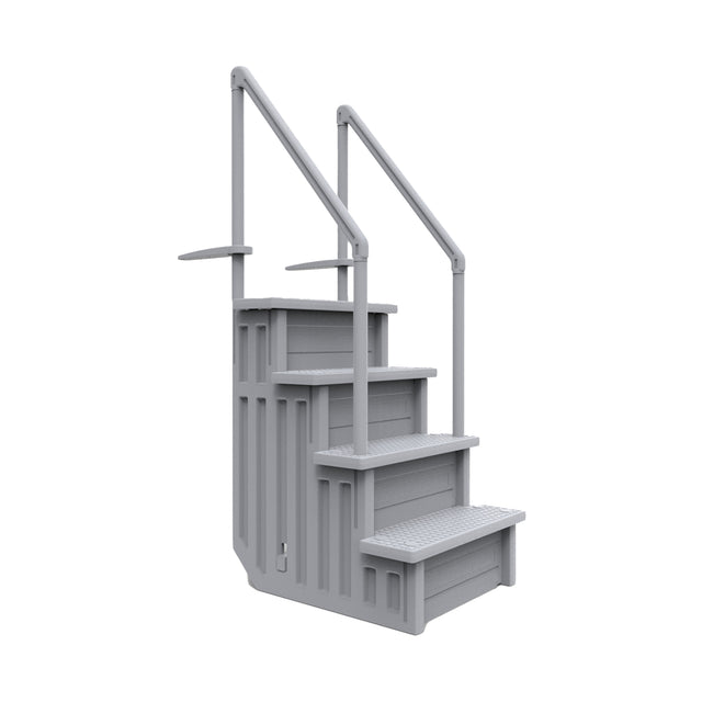 GoPool STP1 - Staircase for Above Ground Pool with Patio