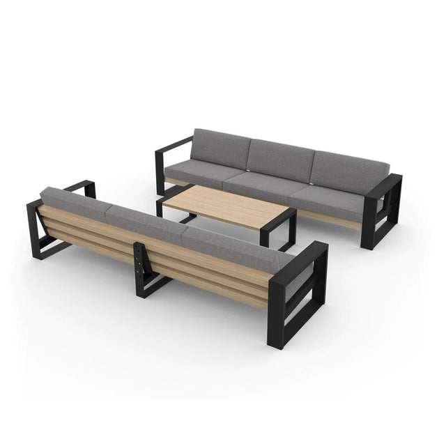 Modern Muskoka 3 Piece Queen Sofa Set