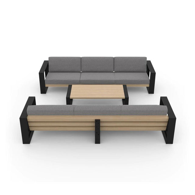 Modern Muskoka 3 Piece Queen Sofa Set