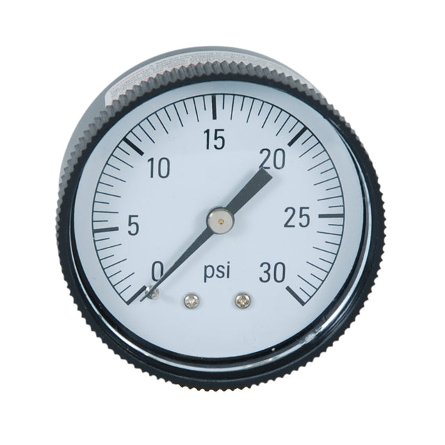 Pressure gauge with plastic housing (rear mounting)