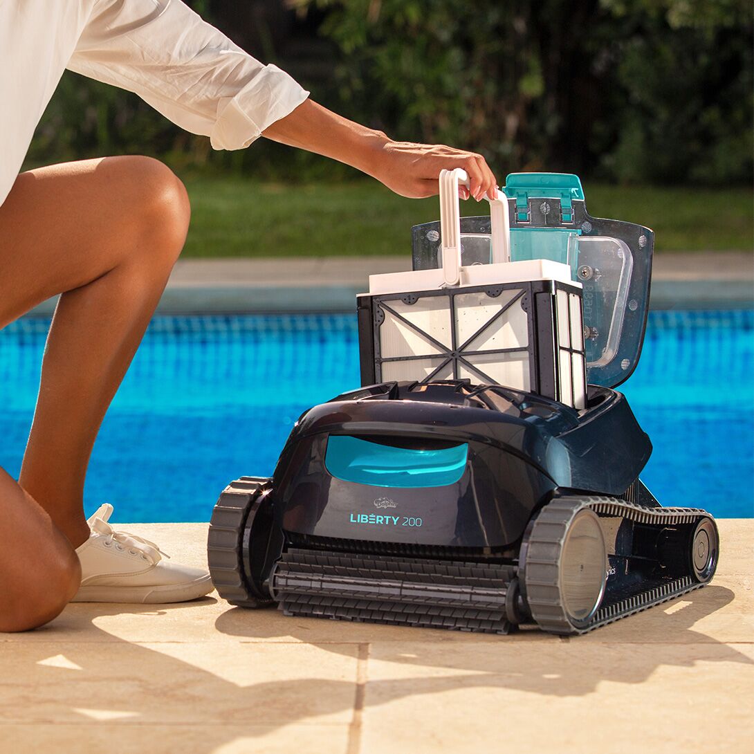 Maytronics Dolphin Liberty 200 - Wireless Robot for Inground Pool