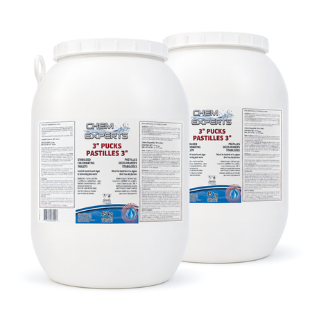 TRICHLORO TAB - 45kg (Stabilized Chlorine Pucks 3" - 200g)