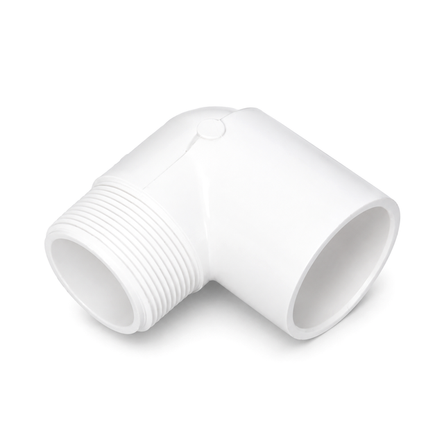 90° Elbow (Male Screwed x Female Glued) - PVC Schedule 40 White