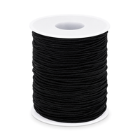 Black Elastic 1/4'' - 328' Roll - Attachment for Mesh Net