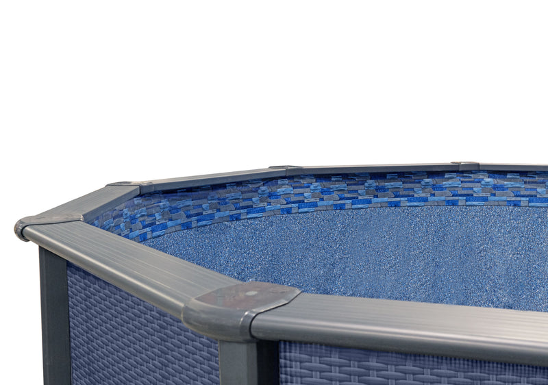 GoPool SKY resin above ground pool 21' with 52'' wall