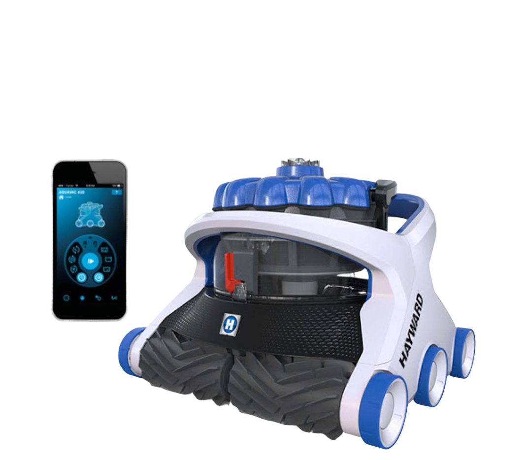 Hayward AquaVac 650 Automatic Cleaner - Trolley and Bluetooth included
