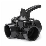 PVC 3-way valve 1.5" X 2"