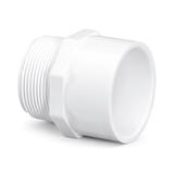 Adapter (Male Screwed X Female Glued) - PVC Schedule 40 White