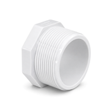 Cap (Male Screwed) - PVC Schedule 40 White