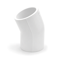 Elbow 22 1/2° (Glued X Glued) - PVC Schedule 40 White