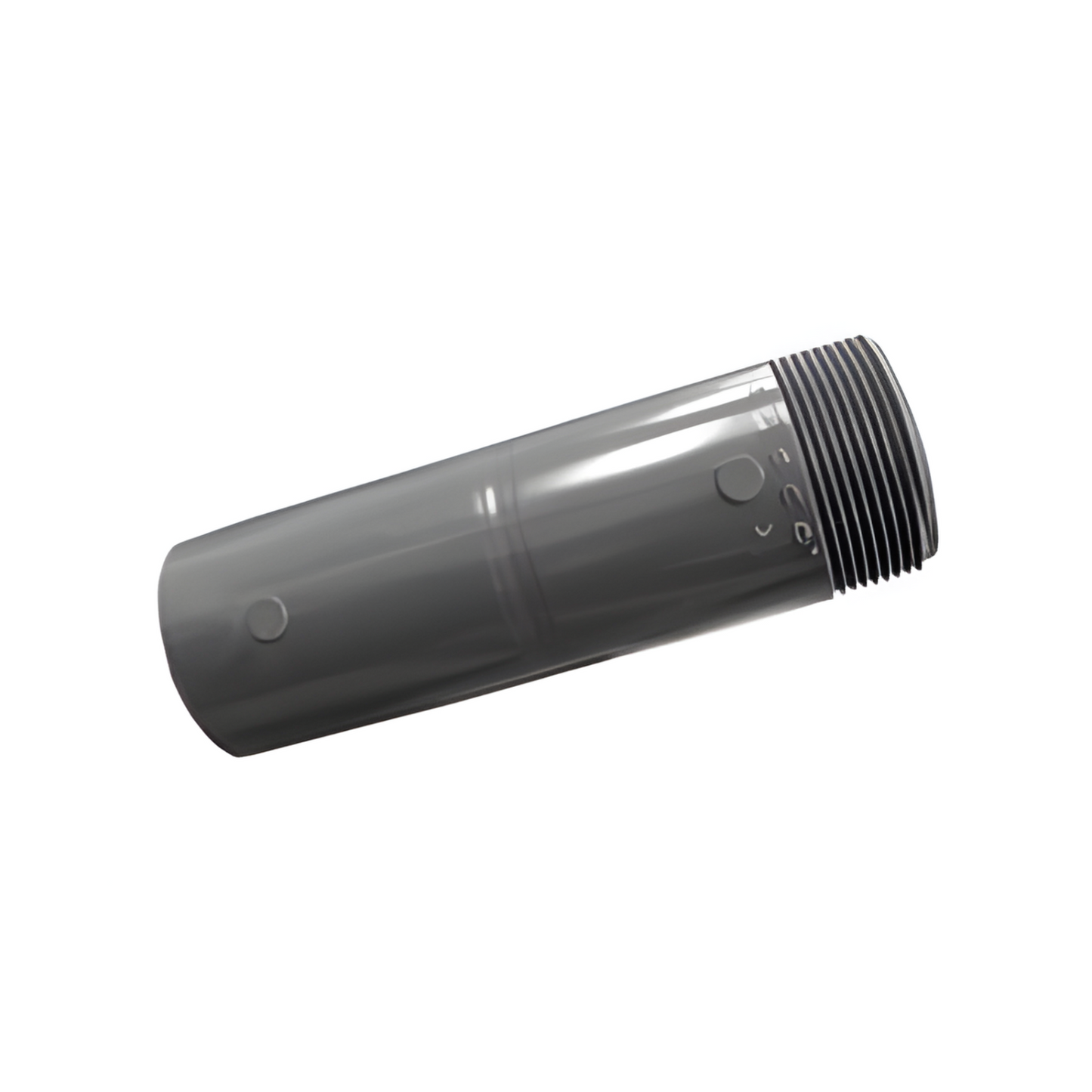 Gray PVC sleeve (Threaded - 1 side)