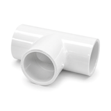 TEE (Glued X Glued X Glued) - PVC Schedule 40 White
