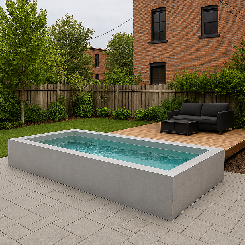 Modulo™ 8' x 16' concrete finish