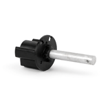 SCR3 Plastic adapter with aluminum axle (Ø 90 mm, wheel side)