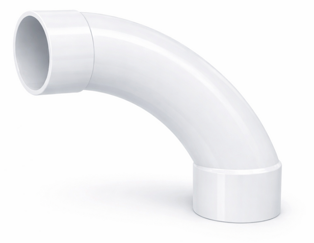 SWEEP 90° elbow (Glued X Glued) - PVC Schedule 40 White