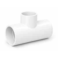 TEE Reducer (Glued X Glued X Glued) - PVC Schedule 40 White