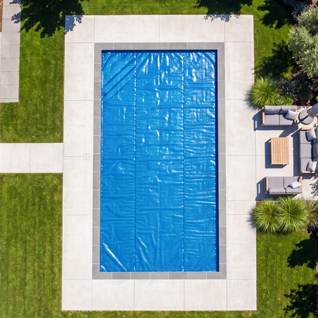 7 mil Blue Solar Cover – 25' x 50' Rectangular