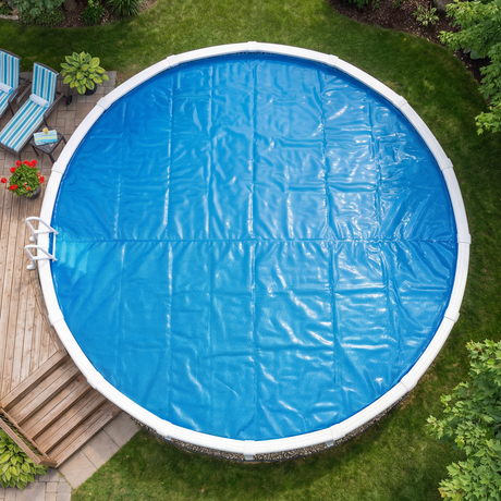 7 mil Blue Solar Cover – 33' Round