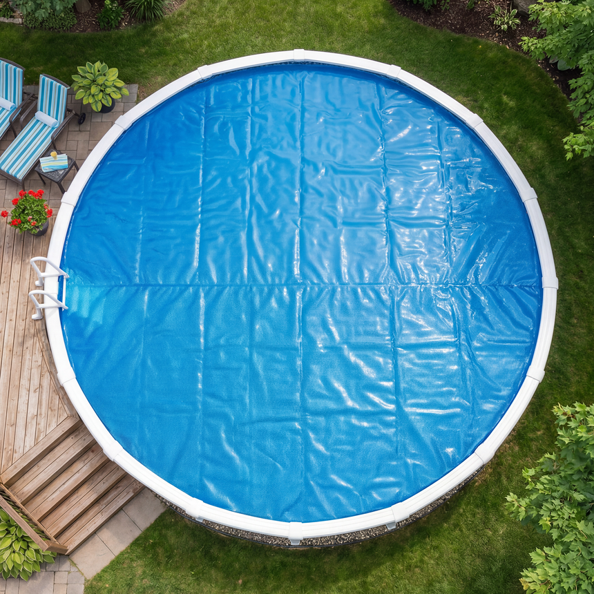 7 mil Blue Solar Cover – 30' Round