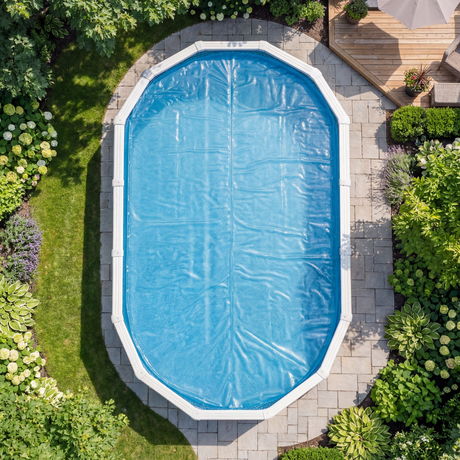 11 mil Clear Solar Cover – 18' x 33' Oval