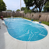 11 mil Clear Solar Cover – 16' x 32' Oval