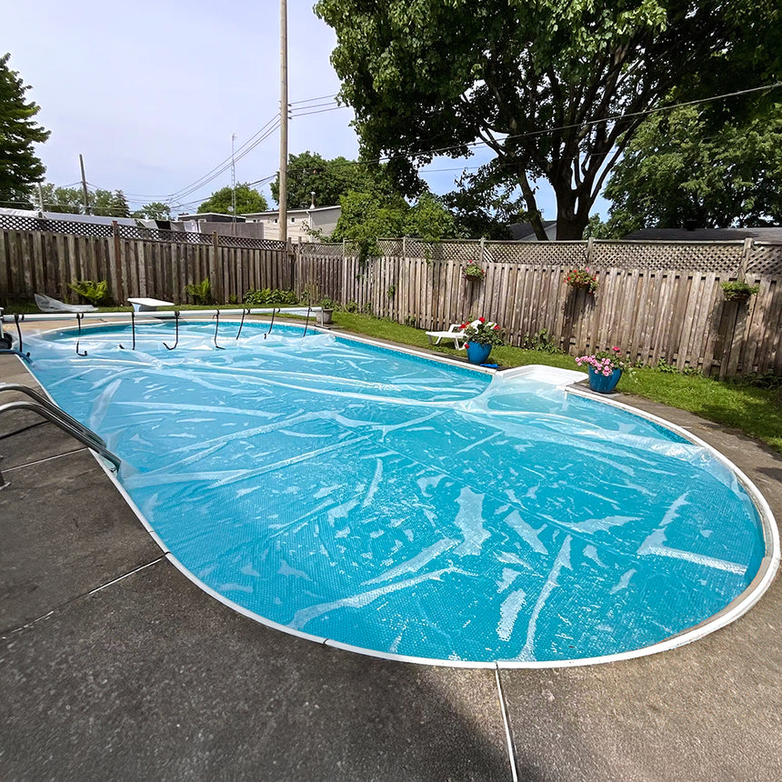 11 mil Clear Solar Cover – 18' x 33' Oval