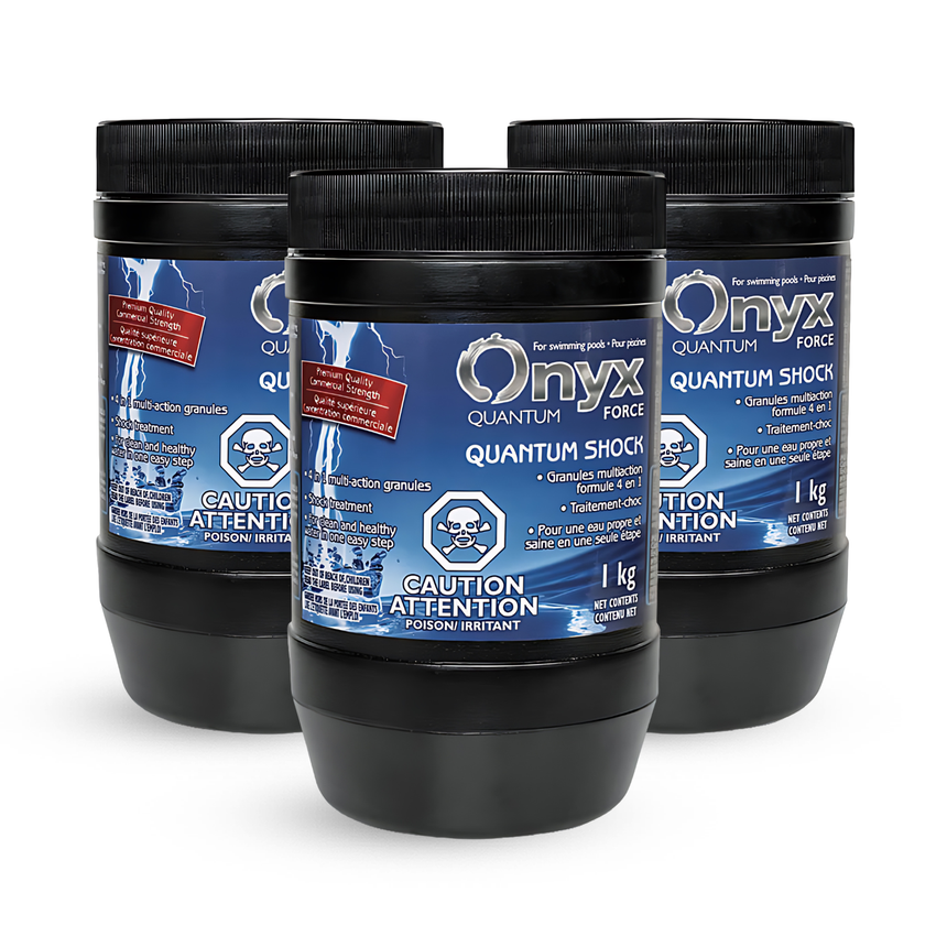 Quantum Shock - 1kg (Stabilized Granulated Chlorine at 90% with Alum and Copper)
