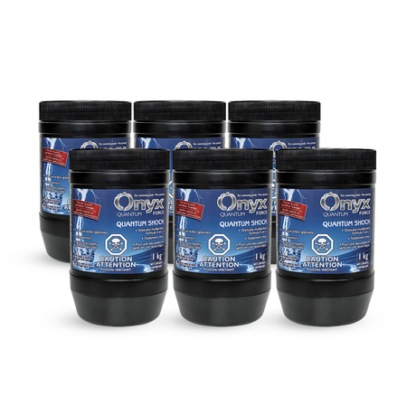 Onyx Quantum Shock 1KG - Stabilized Granulated Chlorine at 90% with Alum and Copper