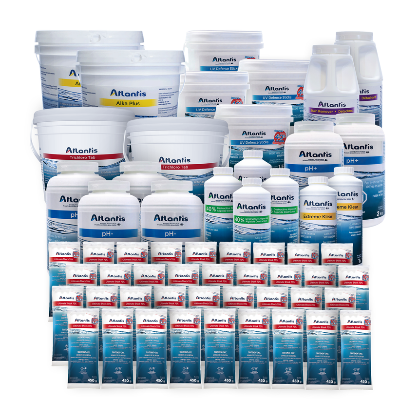 Complete Season Chemical Kit (up to 100,000L) – Chlorine Pool