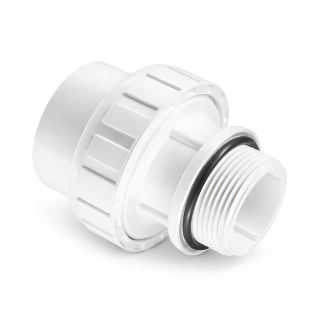 Unscrewable Union with O-Ring (Male Screwed x Female Glued) - PVC Schedule 40 White