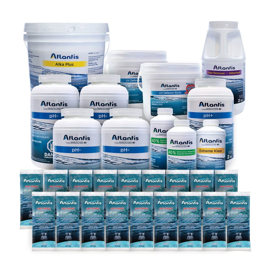 Complete Season Chemical Kit (up to 50,000L) – Saltwater Pool