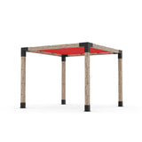 Pergola Kit with SHADE SAIL for 6x6 Wooden Posts