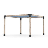 Pergola Kit with SHADE SAIL for 6x6 Wooden Posts