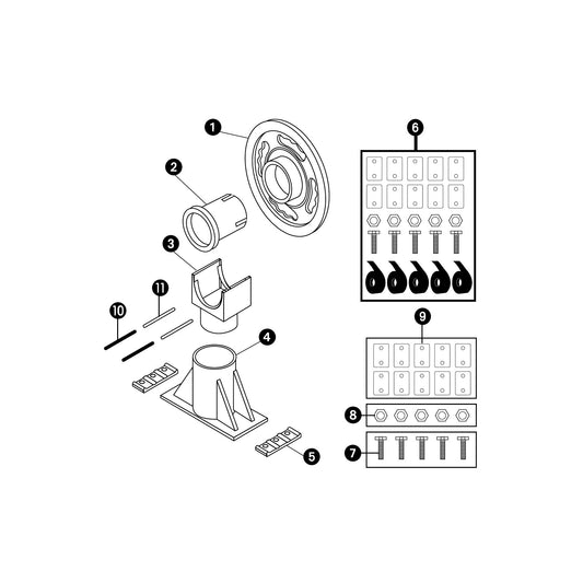 Axles (10/pkg)