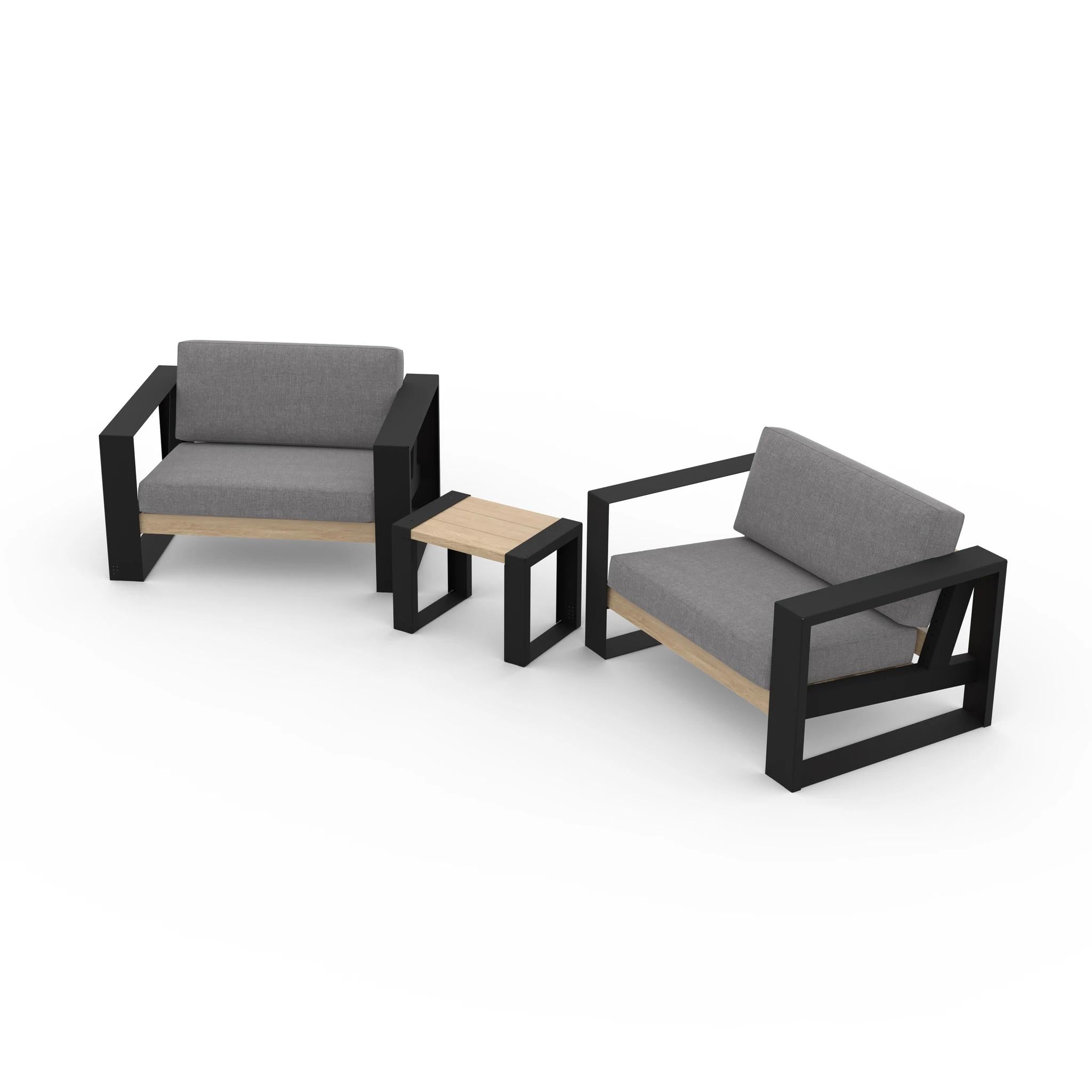 3 Piece Modern Muskoka Chair Set