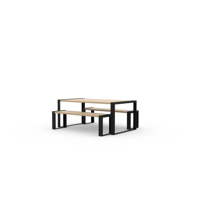 Modern Muskoka 3 Piece Outdoor Dining Set
