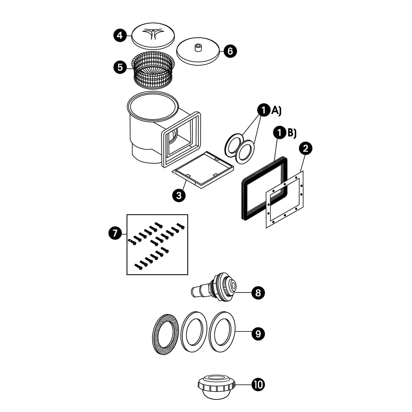 Double rubber seal